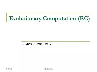 Evolutionary Computation (EC)