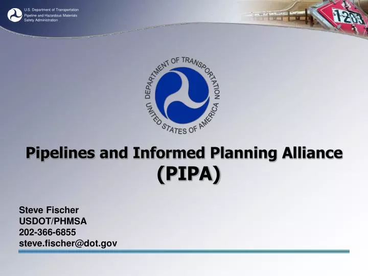 pipelines and informed planning alliance pipa