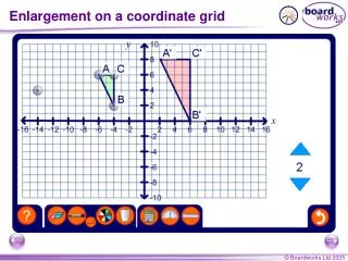 Enlargement on a coordinate grid
