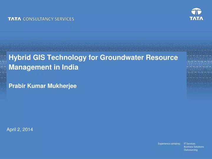hybrid gis technology for groundwater resource management in india prabir kumar mukherjee