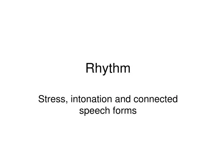 rhythm