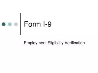 Form I-9