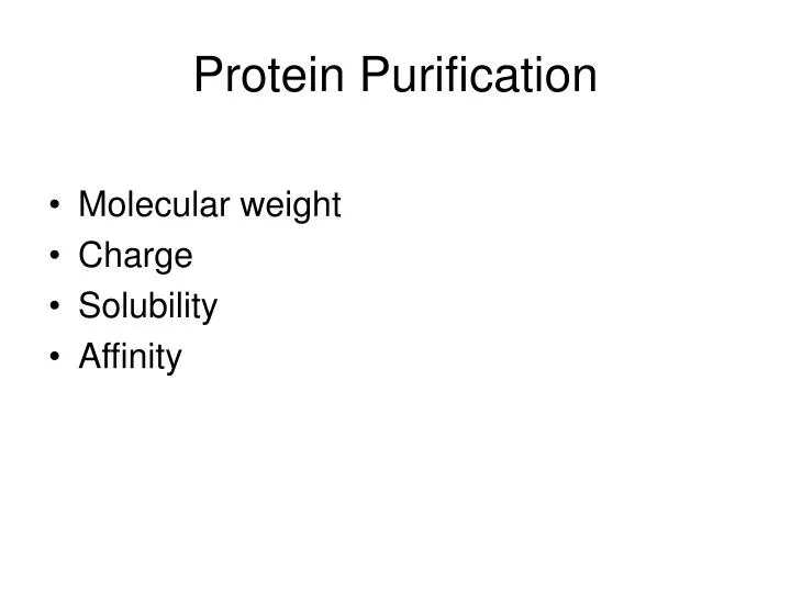 protein purification