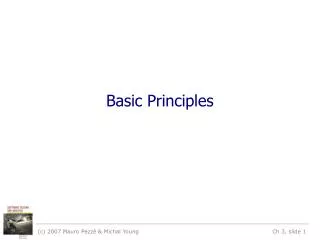 Basic Principles
