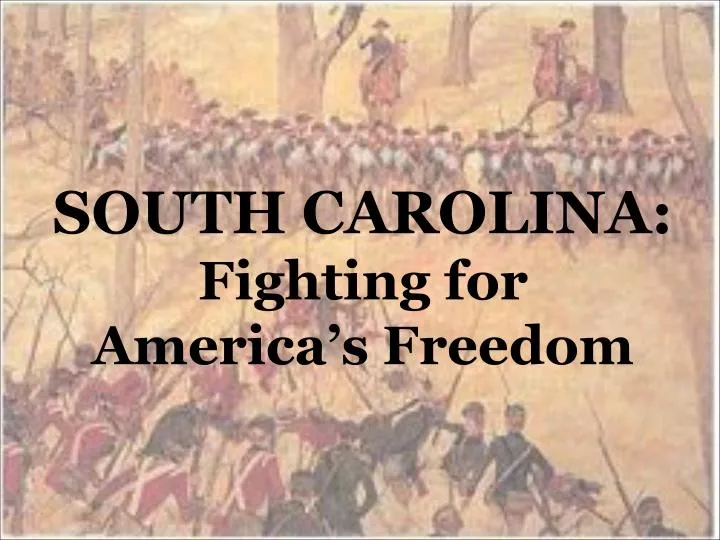 south carolina fighting for america s freedom