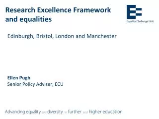 Research Excellence Framework and equalities