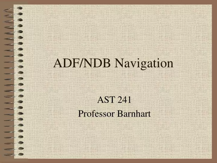 adf ndb navigation