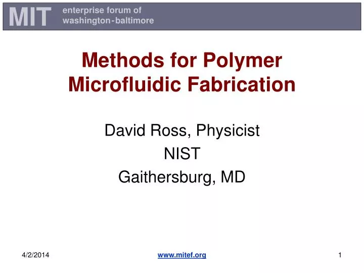 methods for polymer microfluidic fabrication