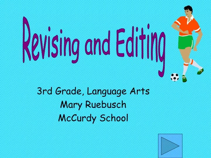3rd grade language arts mary ruebusch mccurdy school