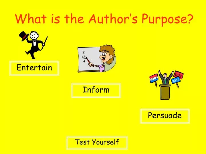 Author's Purpose. - ppt download