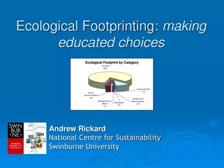 ecological footprinting making educated choices