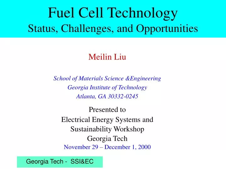 fuel cell technology status challenges and opportunities