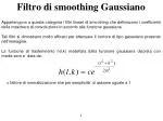 Filtro di smoothing Gaussiano - slide 1