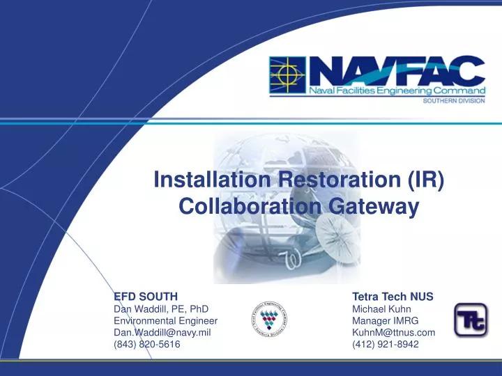 installation restoration ir collaboration gateway