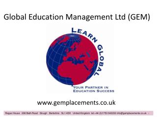 Global Education Management Ltd (GEM)