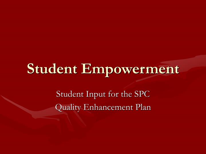 student empowerment