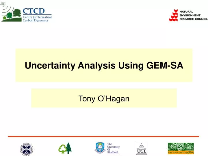 uncertainty analysis using gem sa