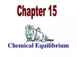 Chemical Equilibrium - slide 1