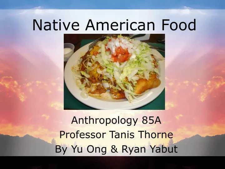 native american food