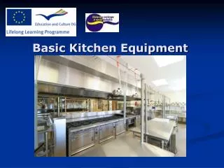 Basic K itchen Equipment