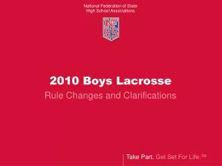 2010 Boys Lacrosse
