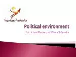 Political environment - slide 1