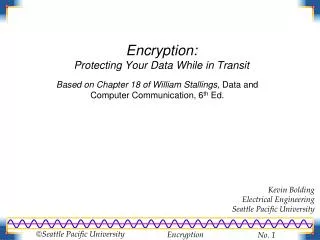 Encryption: Protecting Your Data While in Transit