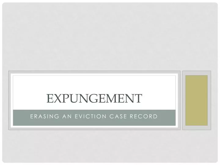 expungement