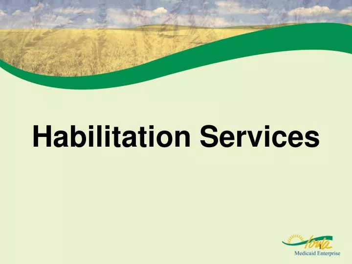 habilitation services