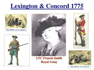 Lexington &amp; Concord 1775