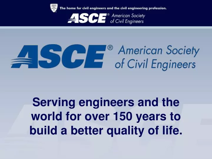 serving engineers and the world for over 150 years to build a better quality of life