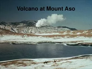 Volcano at Mount Aso