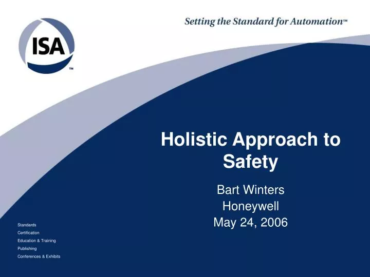 holistic approach to safety