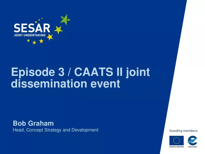 episode 3 caats ii joint dissemination event