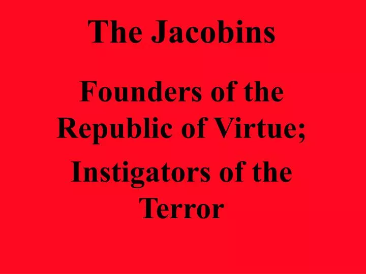 the jacobins