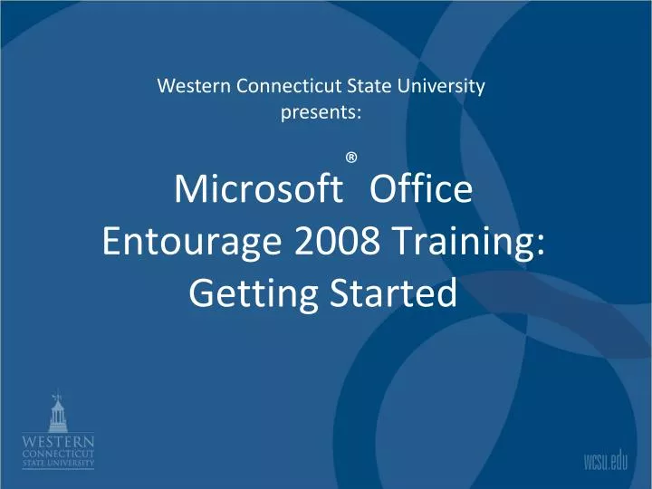 microsoft office entourage 2008 training getting started