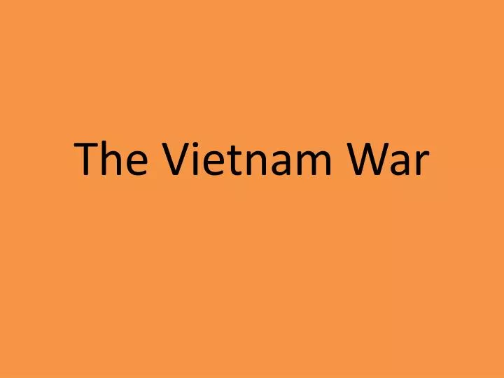 the vietnam war