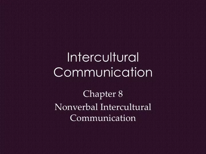 intercultural communication