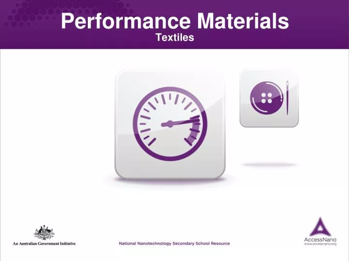 performance materials textiles