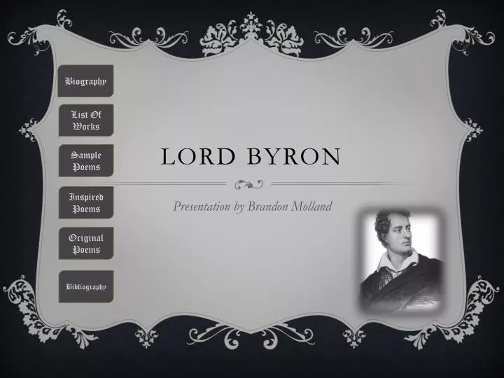 lord byron