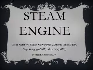 STEAM ENGINE