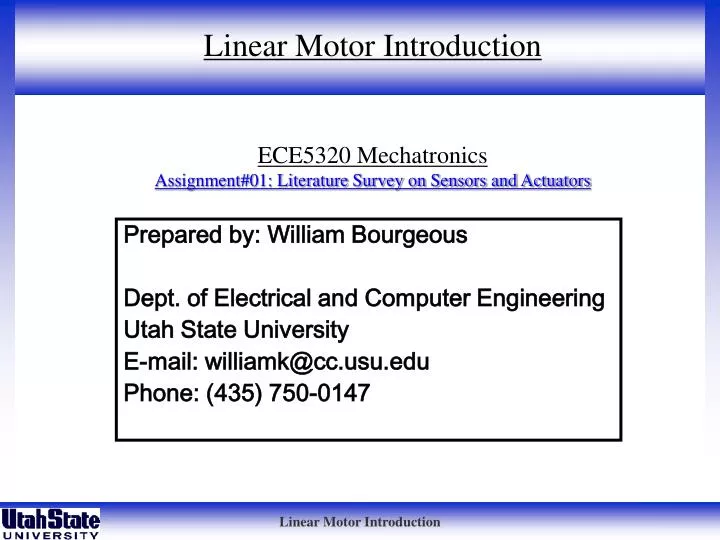 ece5320 mechatronics assignment 01 literature survey on sensors and actuators