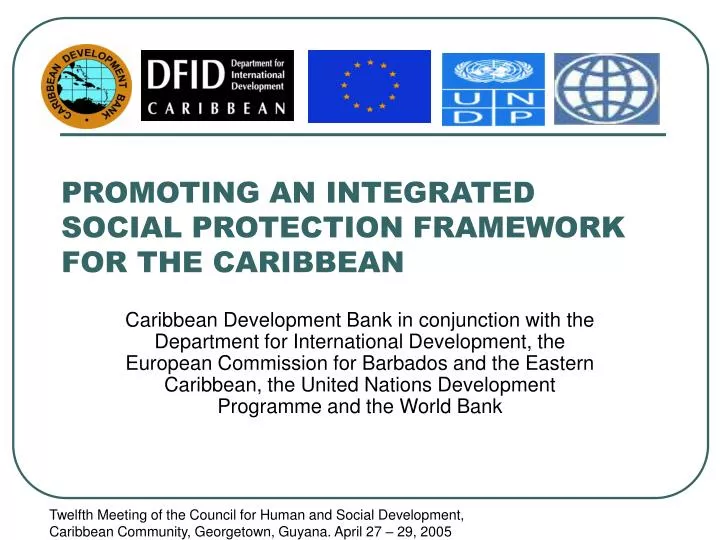 promoting an integrated social protection framework for the caribbean