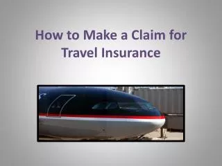How to Make a Claim for Travel Insurance