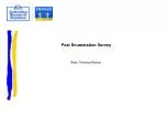 Post Enumeration Survey - slide 1