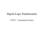 Digital Logic Fundamentals - slide 1