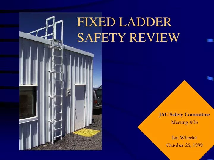 fixed ladder safety review
