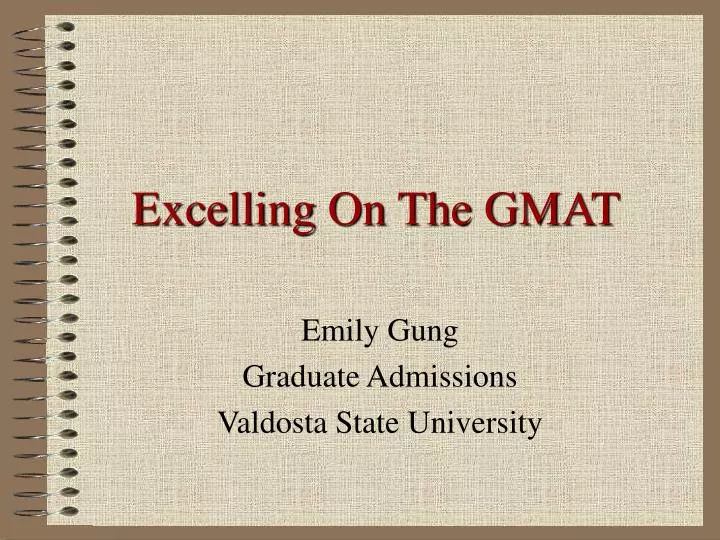 excelling on the gmat