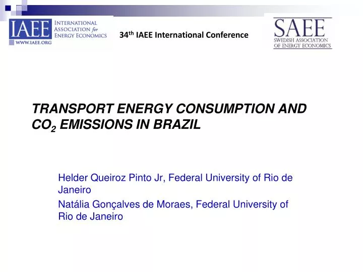 transport energy consumption and co 2 emissions in brazil