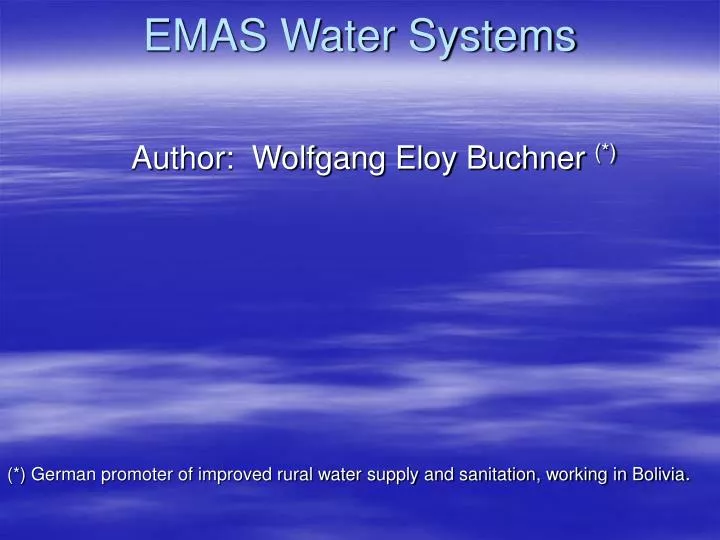 emas water systems